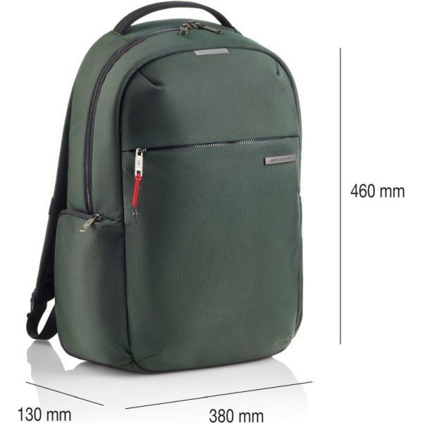 Ruksak za prijenosno računalo Miquelrius zeleni 16"M 38x46x13cm MR16981 - Slika 3