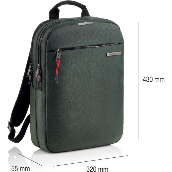 Ruksak za prijenosno računalo Miquelrius zeleni 16"S 32x43x5,5cm MR16983