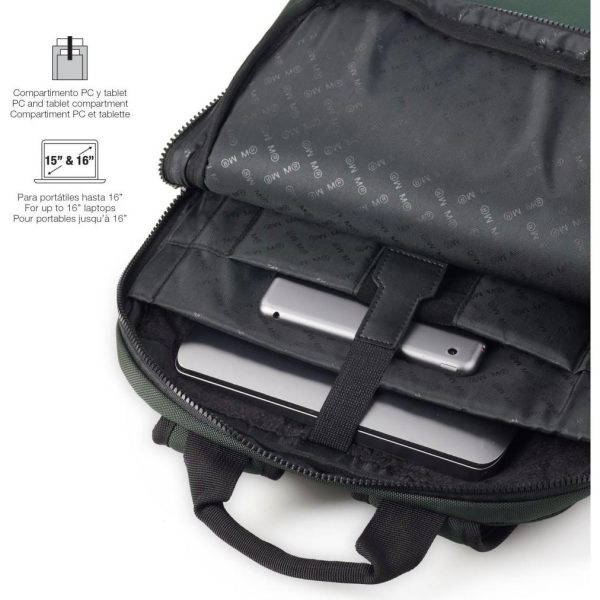 Ruksak za prijenosno računalo Miquelrius zeleni 16"S 32x43x5,5cm MR16983 - Slika 3