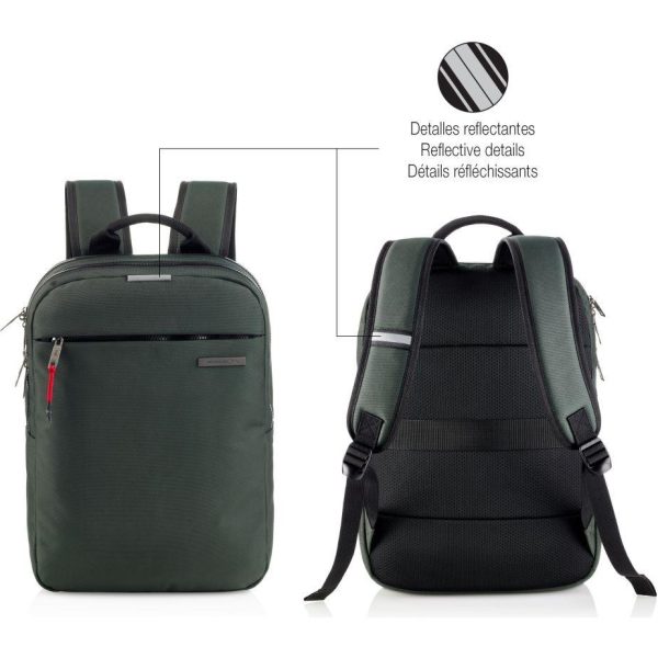 Ruksak za prijenosno računalo Miquelrius zeleni 16"S 32x43x5,5cm MR16983 - Slika 4