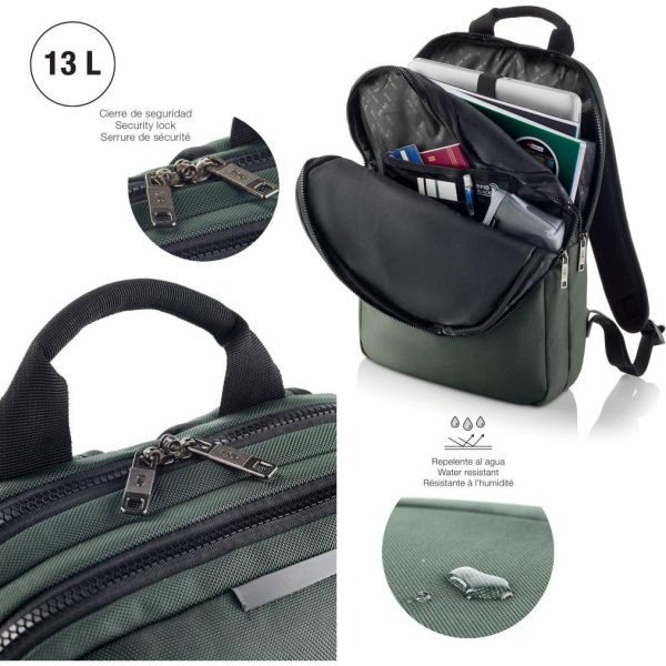 Ruksak za prijenosno računalo Miquelrius zeleni 16"S 32x43x5,5cm MR16983 - Slika 5