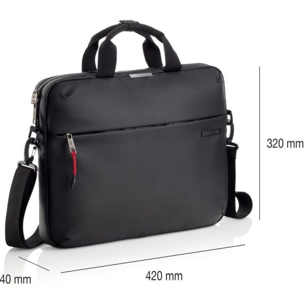 Torba za prijenosno računalo Miquelrius crna 42x32x4cm MR16984 - Slika 5