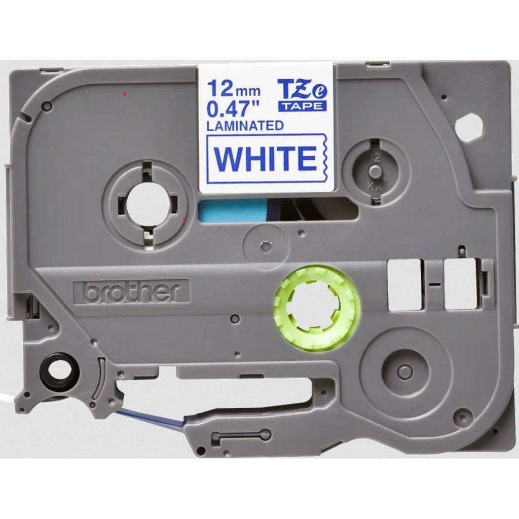 Vrpca Brother p-touch TZE233 12mm white/blue