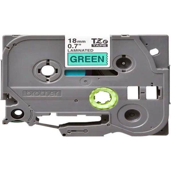 Vrpca Brtoher p-touch TZE741 18mm black/green - Slika 2