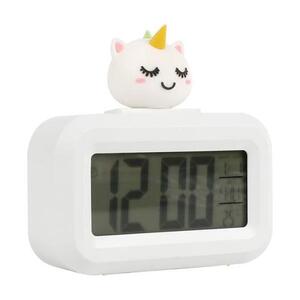 Sat budilica iTotal Unicorn digitalni bijeli XL2838