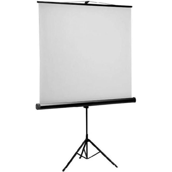 Projekcijsko platno E-View TS180/178×178cm, na stalku