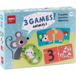 Set Apli igara 3 u 1: slagalica 24/1, domino 36/1 i memori 24/1 18798