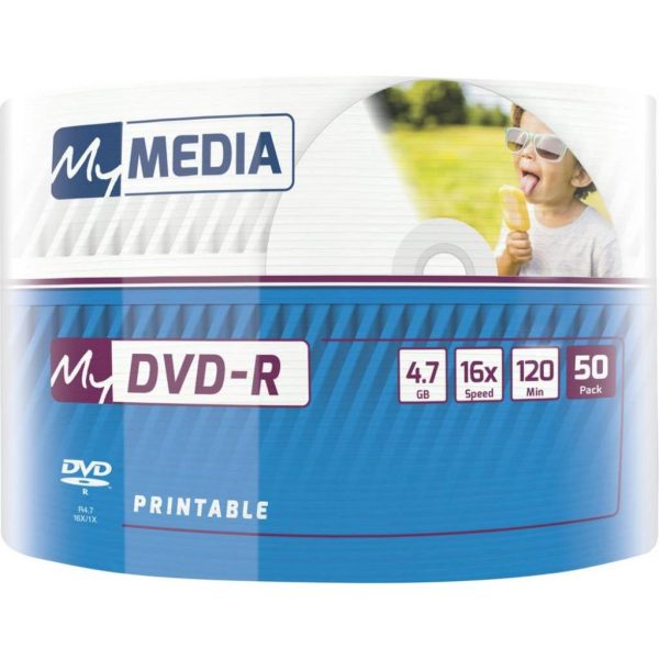 DVD-R MyMedia #69202 4,7GB 16x, Wrap Spindle 50/1, Printable