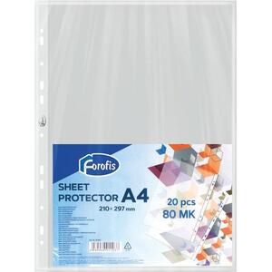 Fascikl uložni UR Forofis A4 80my pp 20/1 91103