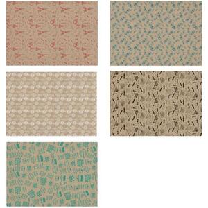Ukrasni papir Apli 0,70x2m Kraft Fun u roli sortirano 60g (display 55/1) 18911