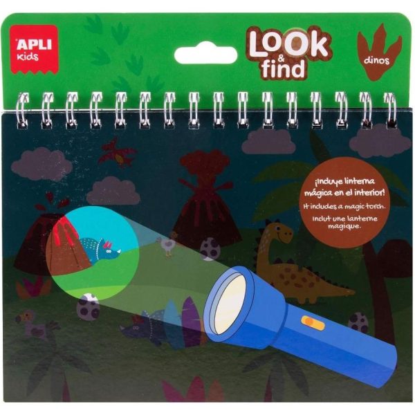Set Apli slikovnica + svjetiljka dinosauri +3 19204