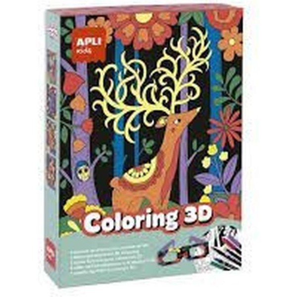 Bojanka Apli 3D efekt životinje 18867