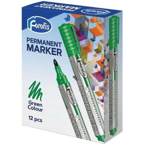 Marker Forofis permanent zeleni okrugli vrh 91275 - Slika 3