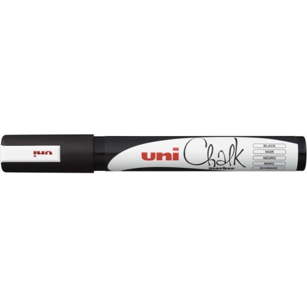 Marker Uni pwe-5m chalk_kreda crni