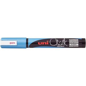 Marker Uni pwe-5m chalk_kreda metallic plavi