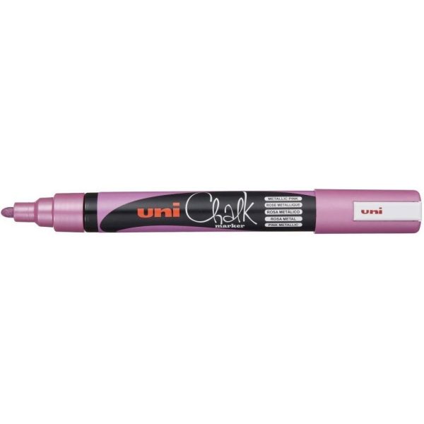 Marker Uni pwe-5m chalk_kreda metallic rozi