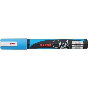 Marker Uni pwe-5m chalk_kreda svijetlo plavi