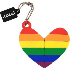 USB stick iTotal 32GB srce Love is love sortirano 16/1 XL2182