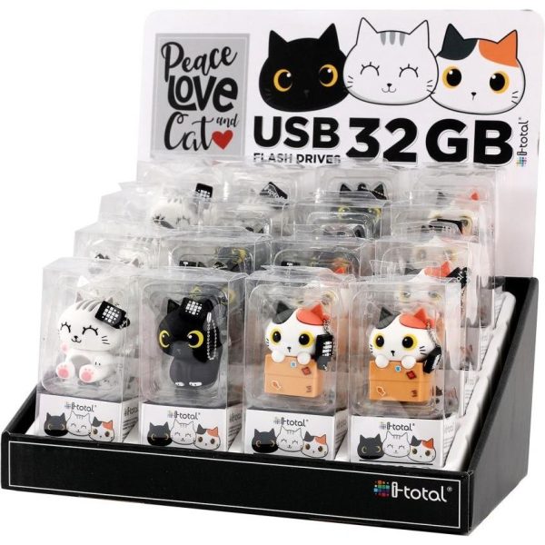 USB stick iTotal 32GB Cat sortirano 16/1 CM3424 - Slika 3