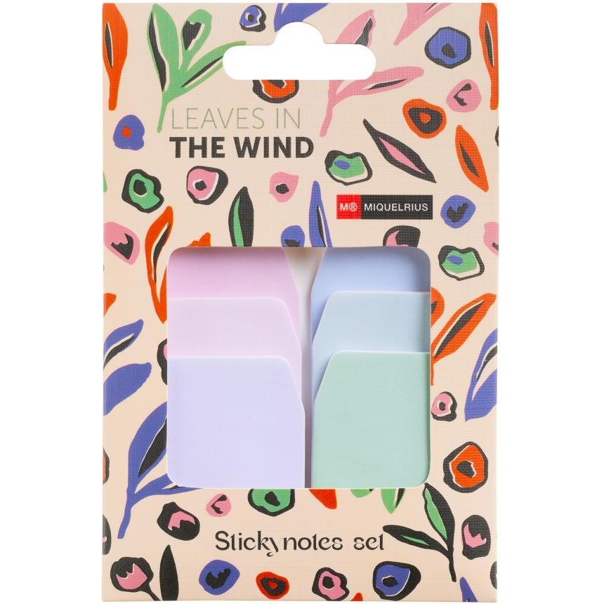Set blok samoljepljivi Miquelrius Leaves in the wind razne boje MR7496