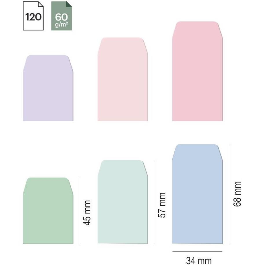 Set blok samoljepljivi Miquelrius Leaves in the wind razne boje MR7496 - Slika 3