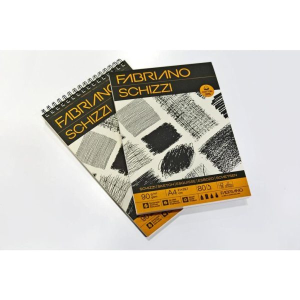 Blok Fabriano schizzi 29,7x42 (A3) 90g 80L ljepljeni top side 19100717 (zamjena za 37301)