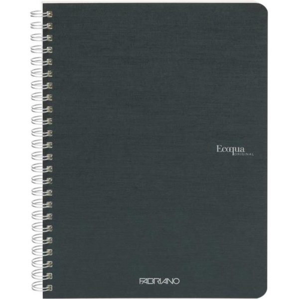 Bilježnica Fabriano Ecoqua original A5 90g 70L spiralna crte royal green 19148210