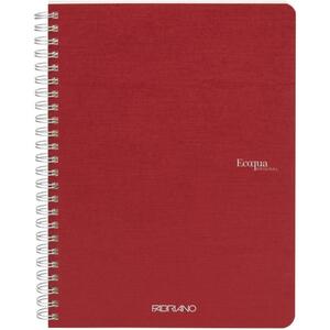 Bilježnica Fabriano Ecoqua original A5 90g 70L spiralna kocke cherry 19148103