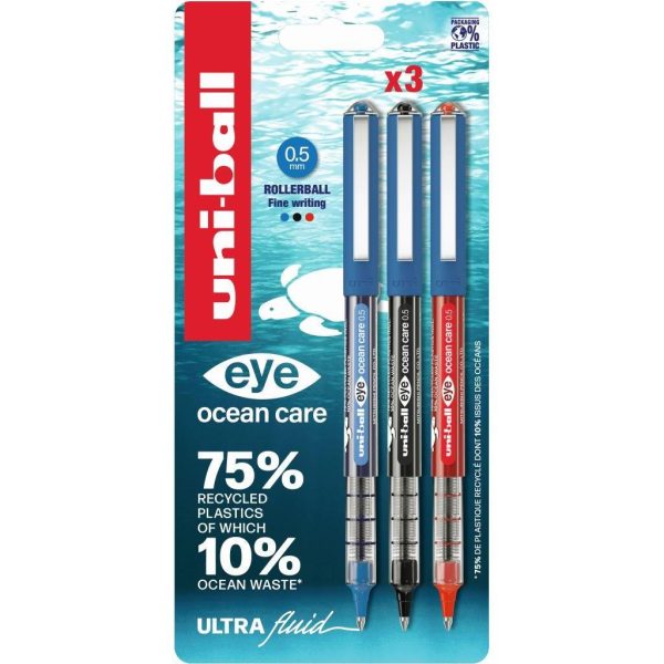 Uni pak roler Uni ub-150ROP (0.5) eye crni, plavi, crveni Ocean Care reciklirani Eco 3/1