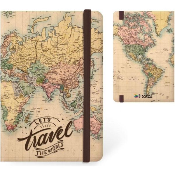 Notes iTotal A5 Let’s travel the world XL1821