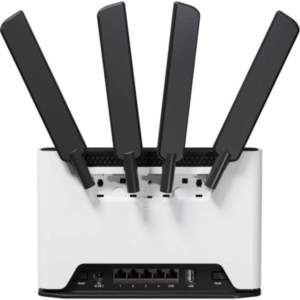 Mikrotik Chateau 5G ax kit, 1.8GHz CPU, 1GB RAM, 1×2.5 G-LAN, 4×G-LAN, Wi-Fi 6, 2.4Ghz/5Ghz, 802.11ax, LTE/5G modem, USB, M.2, MicroSIM, PSU, tower kućište, RouterOS L4 - Slika 3
