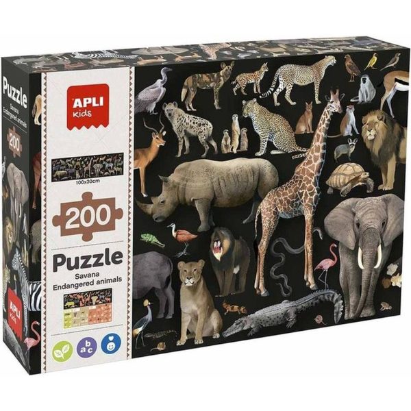 Slagalica Apli savanna ugrožene životinje 200/1 19697