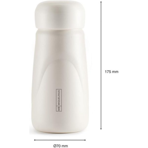 Izotermička boca Miquelrius Oval black&white 350ml bijela MR13246 - Slika 2