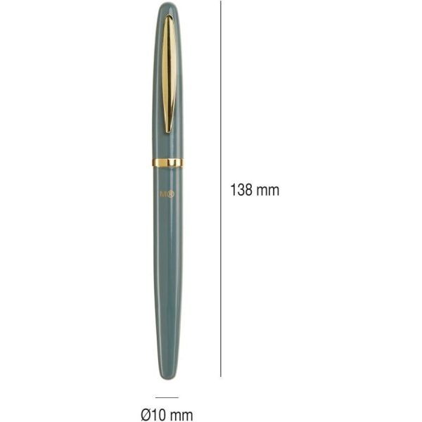 Nalivpero Miquelrius British Bloom u etuiju siva s plavom tintom MR11930 - Slika 3