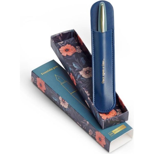Nalivpero Miquelrius British Bloom u etuiju siva s plavom tintom MR11930 - Slika 4