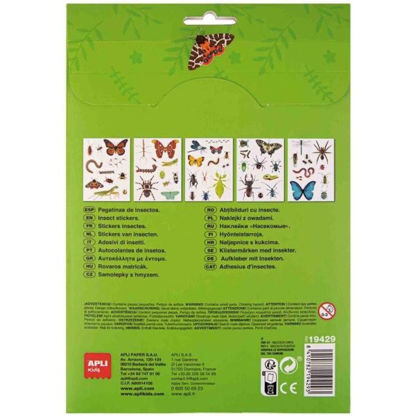 Naljepnice uklonjive Apli insects 5L 19429 - Slika 3