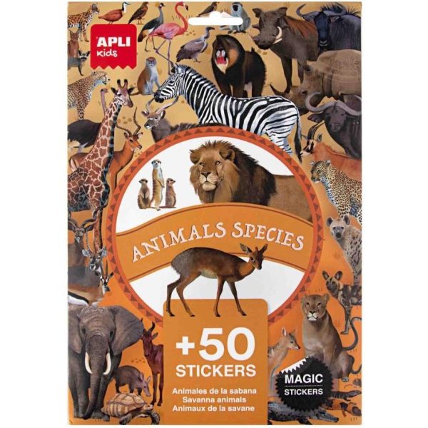 Naljepnice uklonjive Apli savannah animals 5L 19427 - Slika 2