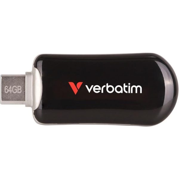 USB stick Verbatim 3.2 Gen1 #30224 64GB Plectra USB-C, crni - Slika 2