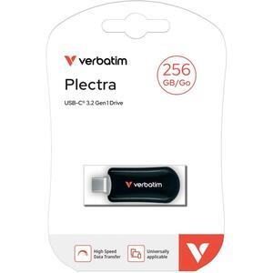 USB stick Verbatim 3.2 Gen1 #30226 256GB Plectra USB-C, crni