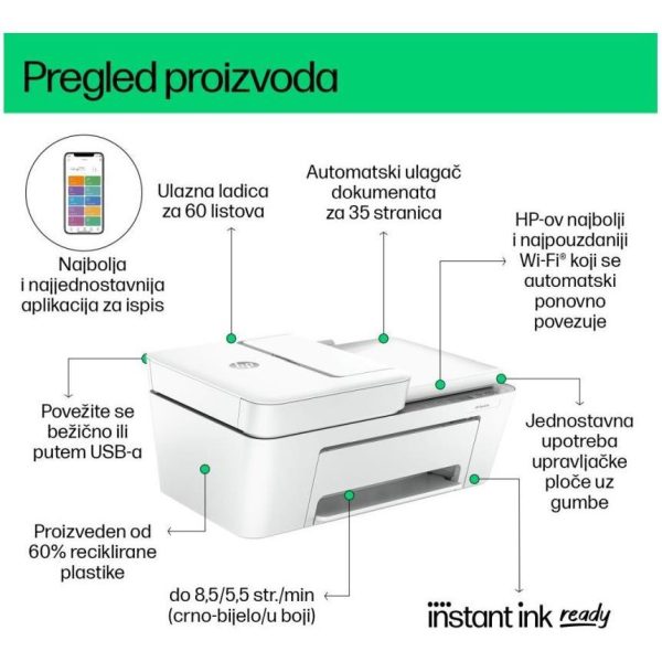 HP DeskJet 4220e All-in-One Printer , 588K4B - Slika 4