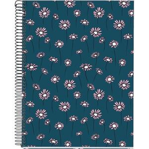 Kolegij blok Miquelrius A4 70g 120L spiralni crte blue daisies MR46818
