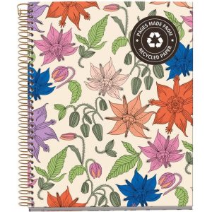 Kolegij blok Miquelrius A5 70g 120L spiralni crte Extra rigid cardboard lifestyle vintage lily MR46811