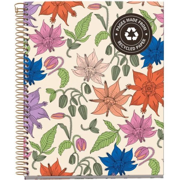Kolegij blok Miquelrius A5 70g 120L spiralni crte Extra rigid cardboard lifestyle vintage lily MR46811