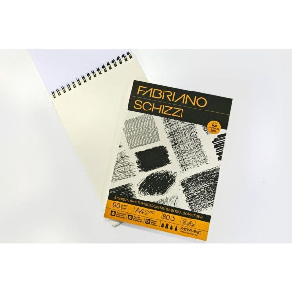 Blok Fabriano schizzi 29,7x42 (A3) 90g 80L spiralni top side 19100715 (zamjena za 37297) - Slika 2