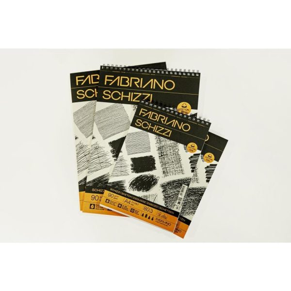 Blok Fabriano schizzi 29,7x42 (A3) 90g 80L spiralni top side 19100715 (zamjena za 37297)
