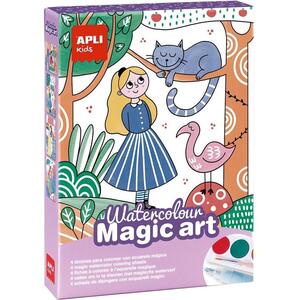 Igra Apli Watercolor Magic Art za slikanje vodenim bojama i čarobnim flomasterom 18823