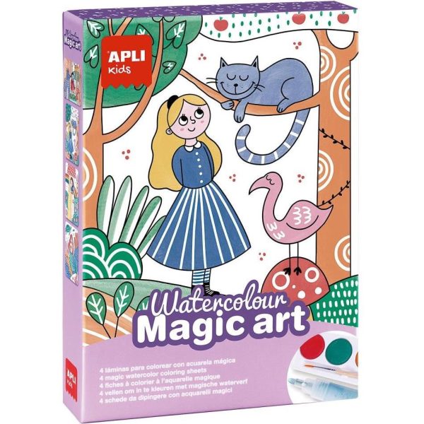 Igra Apli Watercolor Magic Art za slikanje vodenim bojama i čarobnim flomasterom 18823
