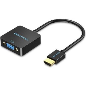 ADAPTER HDMI MUŠKI NA VGA ŽENSKI VENTION 1080P 60 Hz 0.15 m ACPBB CRNI