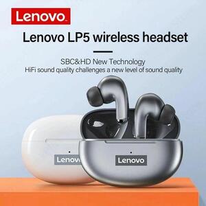 BLUETOOTH STEREO SLUŠALICE LENOVO LP5 SIVE