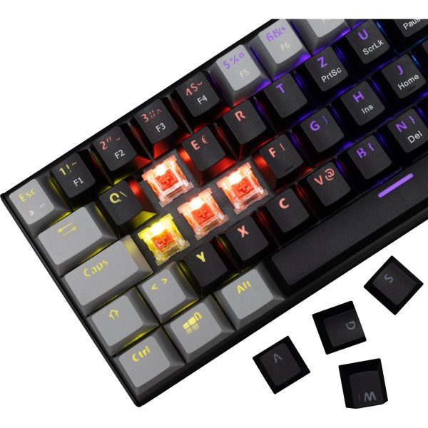 White Shark TIPKOVNICA GK-002112V2 WAKIZASHI-2 /Crno-siva/HR/ RED.SW - Slika 2